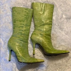 Aldo leather mid-calf boots EUC size 38 / 8